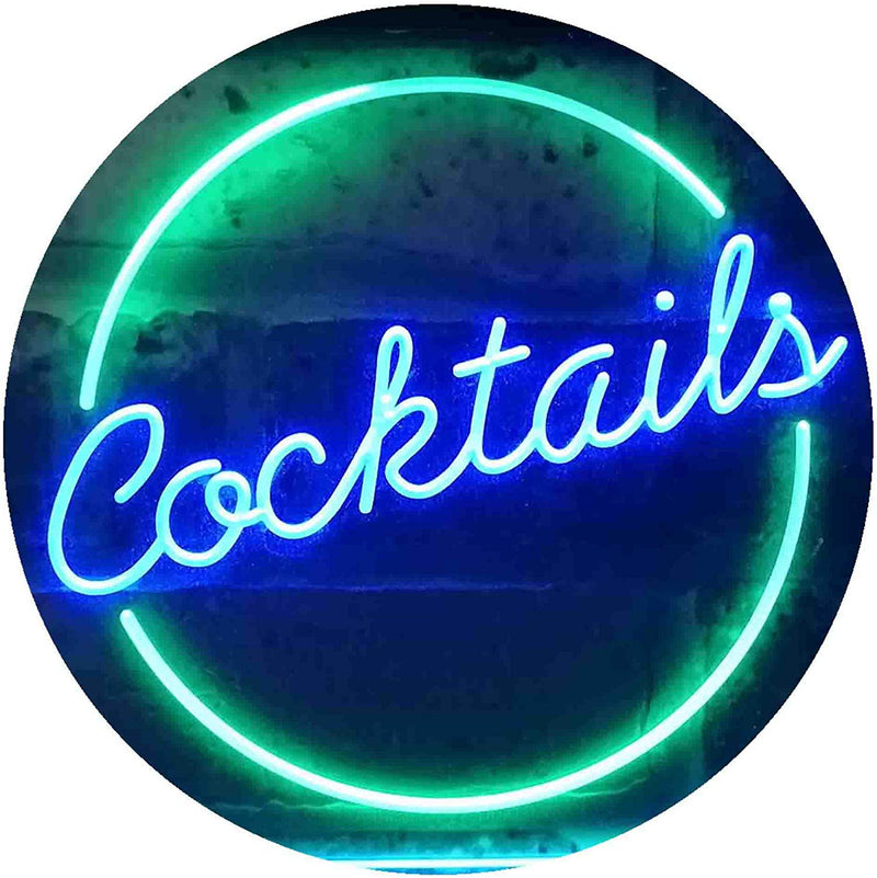 Cocktails Bar LED Light Sign - LED Gift Works