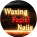 Waxing Facial Nails LED Light Sign - Way Up Gifts