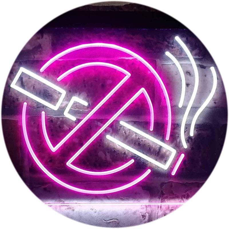 No Smoking LED Light Sign - LED Gift Works