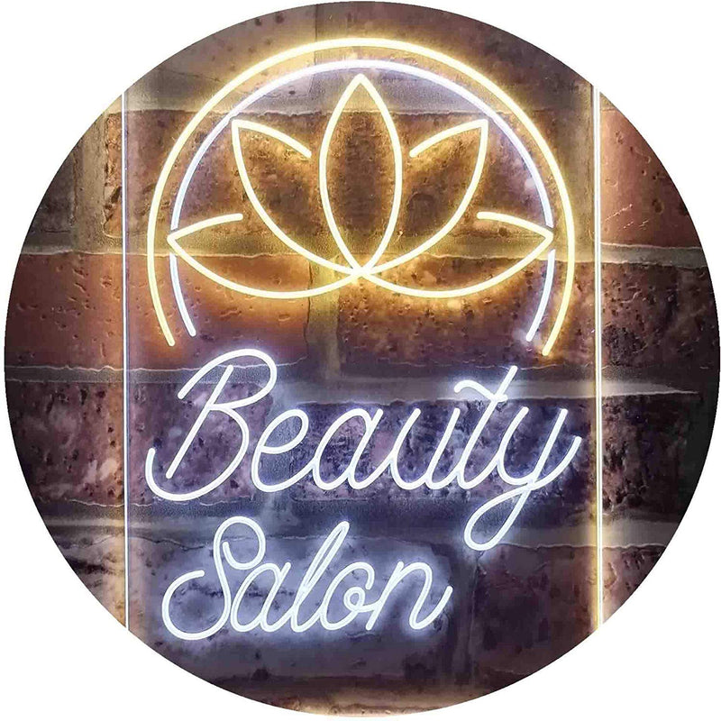 Flower Decor Beauty Salon LED Light Sign - LED Gift Works