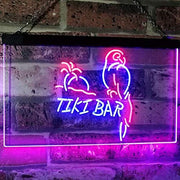 Parrot Tiki Bar LED Light Sign - LED Gift Works