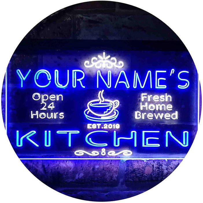 Personalized Home Kitchen Decor LED Light Sign - Way Up Gifts