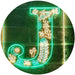 Family Name Letter J Monogram Initial LED Light Sign - Way Up Gifts