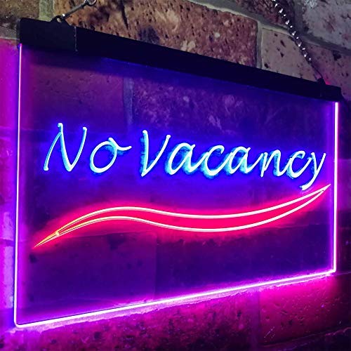 Hotel Motel No Vacancy LED Light Sign - LED Gift Works