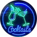 Cocktails LED Light Sign - Way Up Gifts