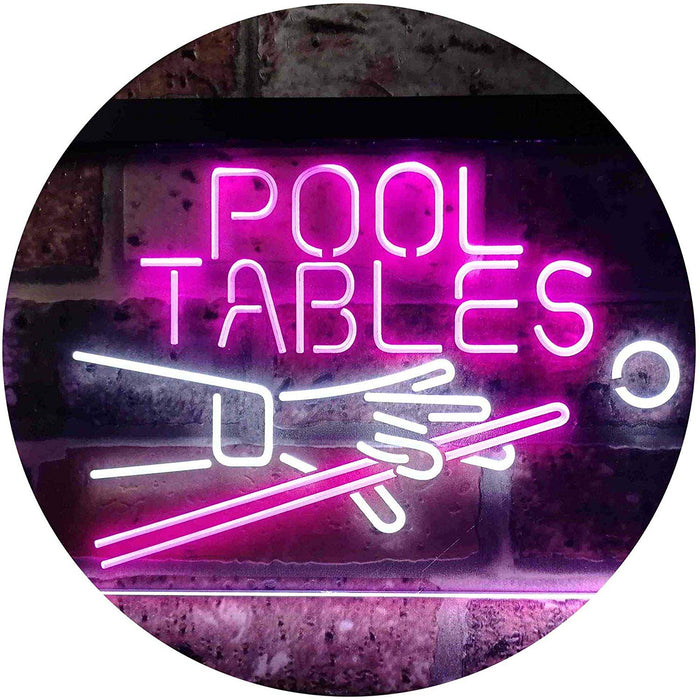 Billiards Pool Tables LED Light Sign - Way Up Gifts