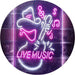 Cowboy Guitar Live Music LED Light Sign - Way Up Gifts