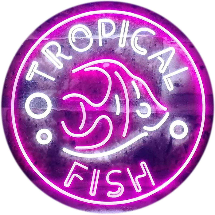 Pet Store Tropical Fish LED Light Sign - Way Up Gifts