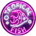 Pet Store Tropical Fish LED Light Sign - Way Up Gifts