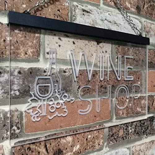 Wine Shop LED Light Sign - Way Up Gifts