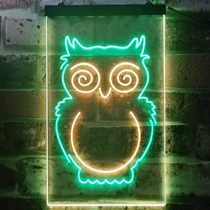 Kids Room Decor Owl LED Light Sign - Way Up Gifts