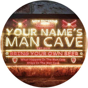 Personalized Sports Hockey Theme Man Cave LED Light Sign - LED Gift Works