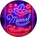 Merry Christmas Holly Leaves Star LED Light Sign - Way Up Gifts