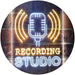 Microphone Recording Studio LED Light Sign - Way Up Gifts