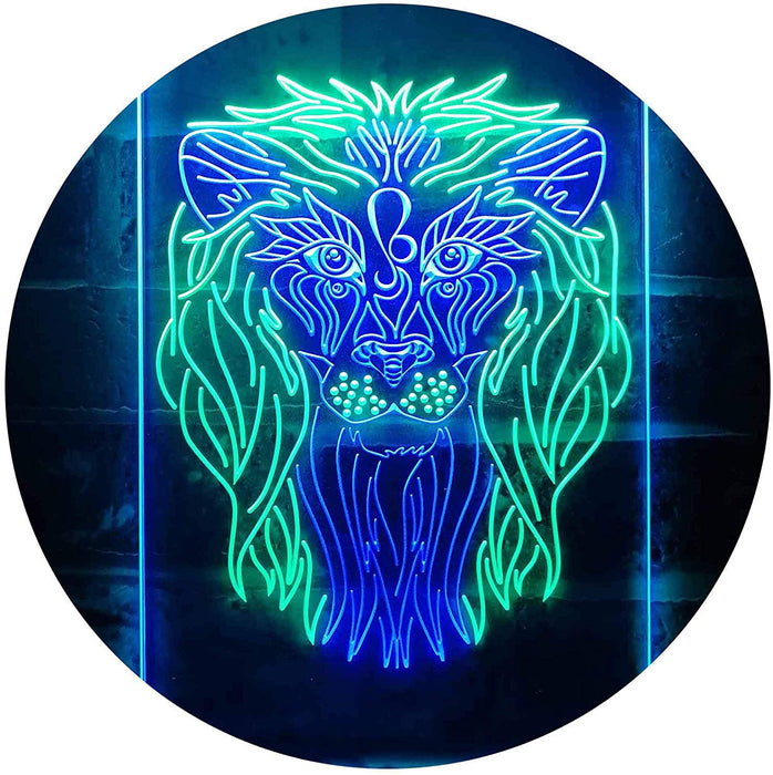 Lion Art Decor LED Light Sign - Way Up Gifts