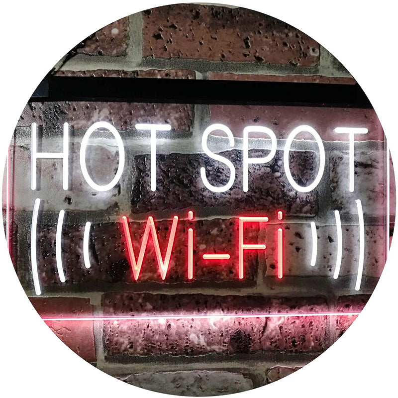 Internet Hot Spot Wi-Fi LED Light Sign - LED Gift Works