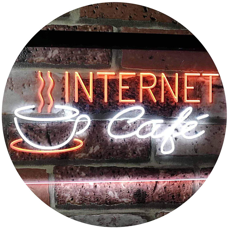 Coffee Wi-Fi Internet Cafe LED Light Sign - LED Gift Works