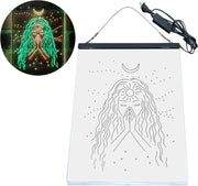 Psychic Girl Moon Star Bedroom Decoration LED Light Sign - LED Gift Works