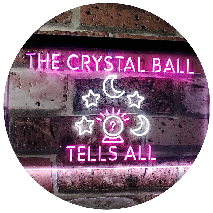 Psychic Fortune Teller Crystal Ball LED Light Sign - Way Up Gifts