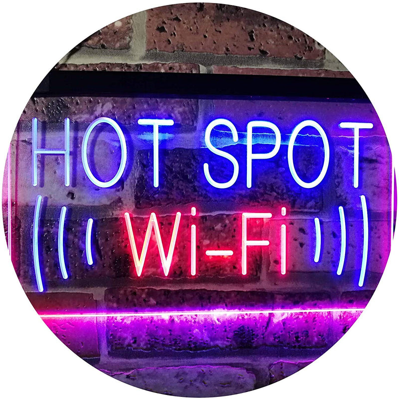 Internet Hot Spot Wi-Fi LED Light Sign - LED Gift Works