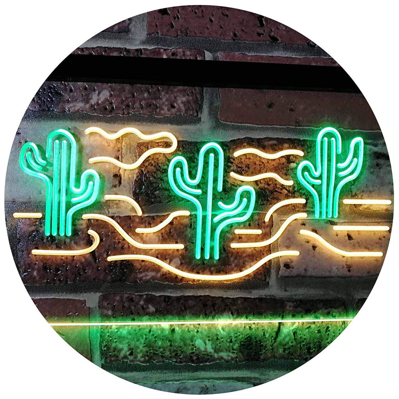 Desert Cactus LED Light Sign - LED Gift Works