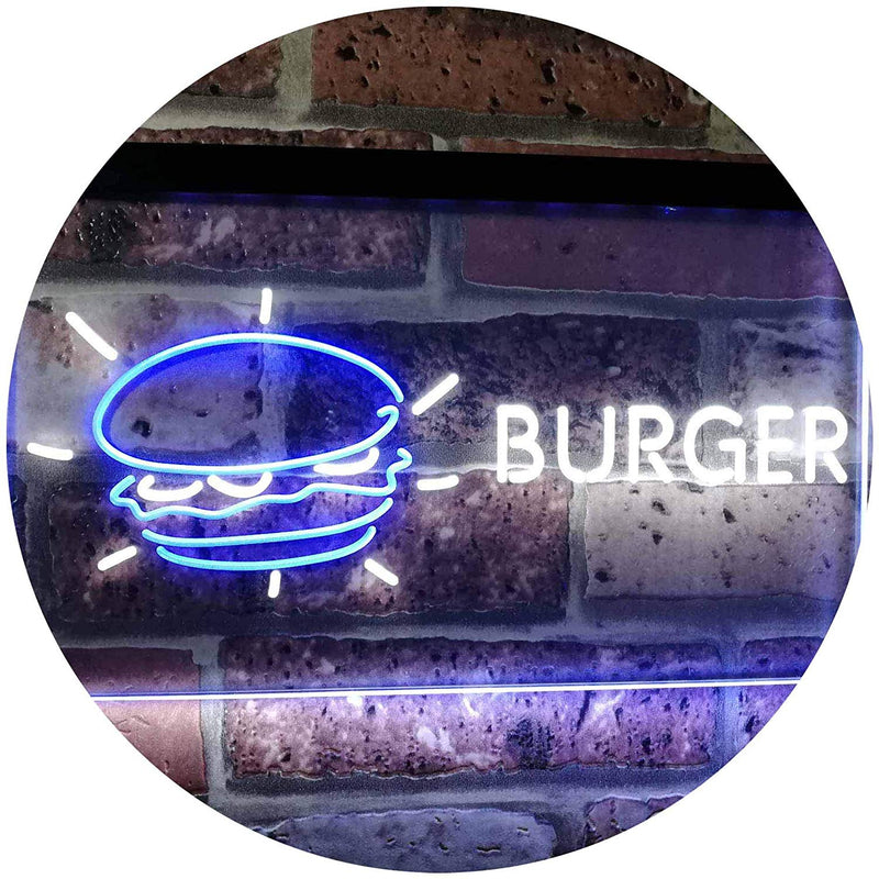 Hamburger Burger LED Light Sign - LED Gift Works