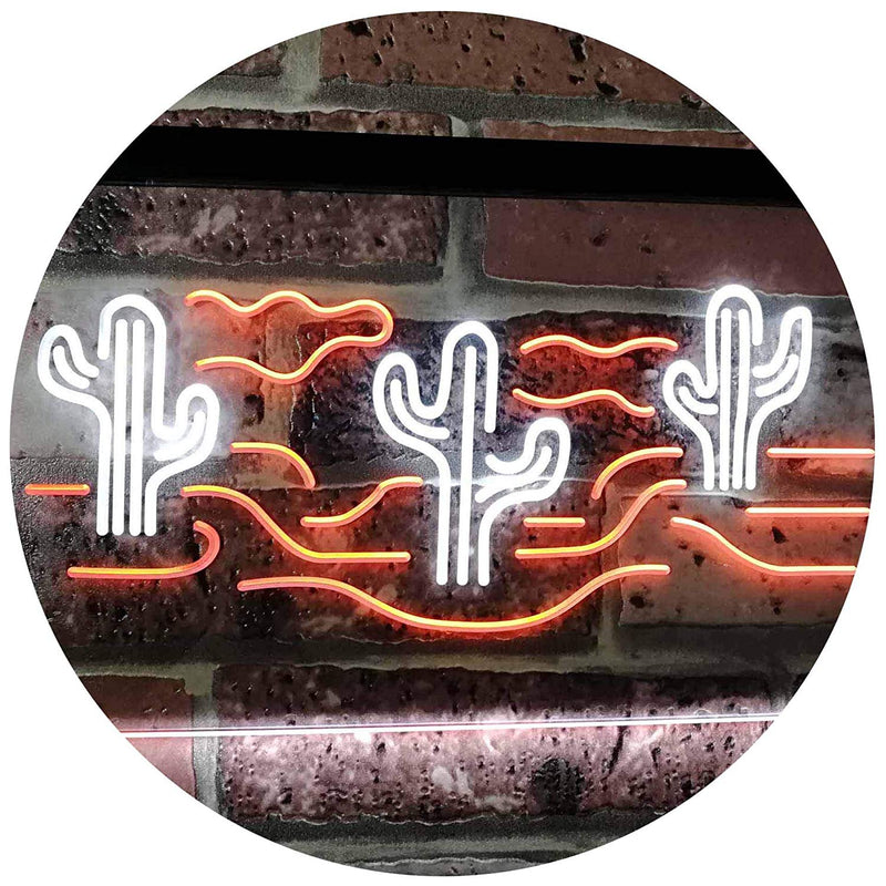 Desert Cactus LED Light Sign - LED Gift Works