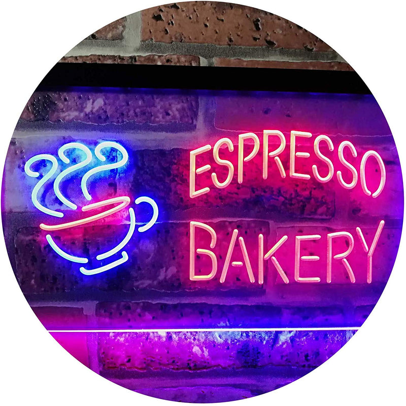 Coffee Espresso Bakery LED Light Sign - LED Gift Works
