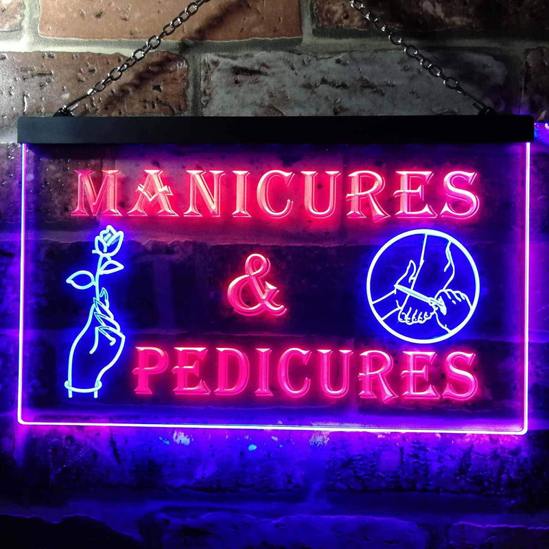 Manicures and Pedicures LED Light Sign - LED Gift Works
