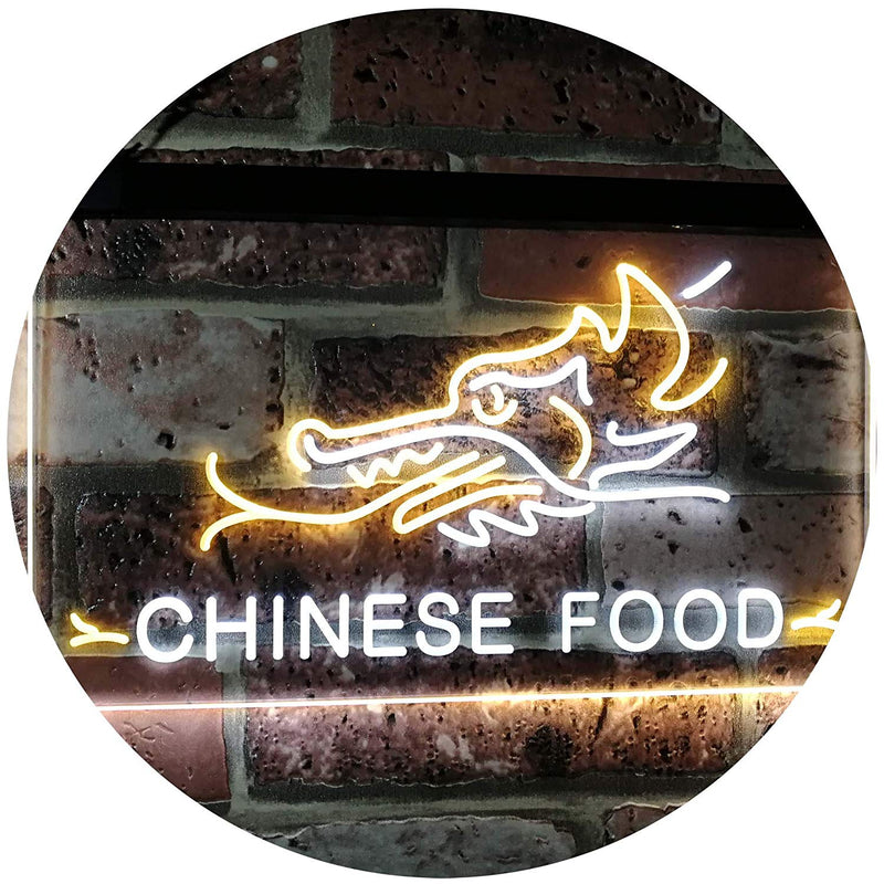 Restaurant Dragon Chinese Food LED Light Sign - LED Gift Works