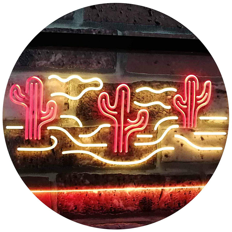 Desert Cactus LED Light Sign - LED Gift Works