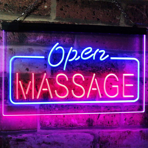 Open Massage LED Light Sign - Way Up Gifts