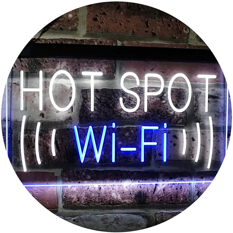 Internet Hot Spot Wi-Fi LED Light Sign - LED Gift Works