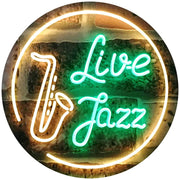 Music Live Jazz LED Light Sign - LED Gift Works