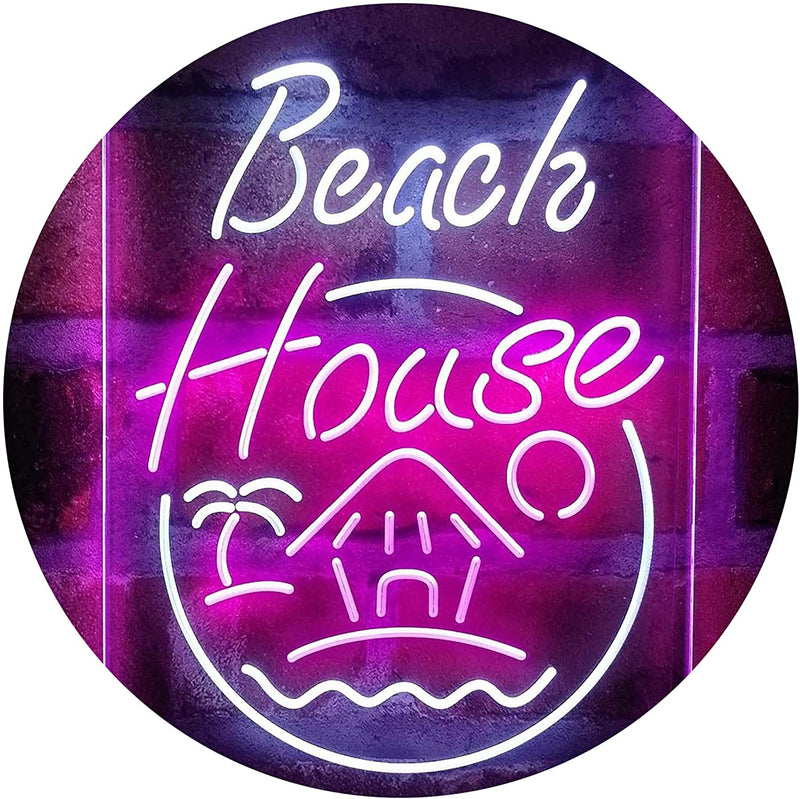 Vacation Beach House Decor Display LED Light Sign - LED Gift Works