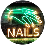 Salon Nails LED Light Sign - LED Gift Works