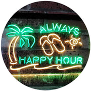Always Happy Hour LED Light Sign - LED Gift Works