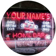 Personalized Home Bar LED Light Sign - LED Gift Works