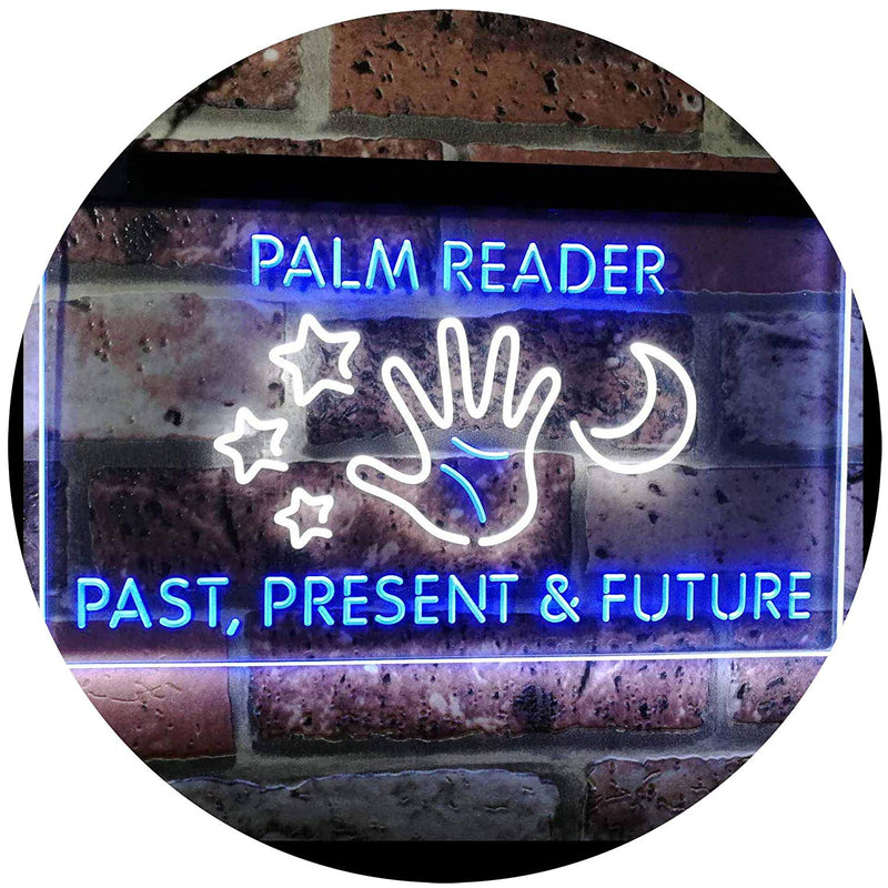 Psychic Fortune Teller Palm Reader LED Light Sign - LED Gift Works