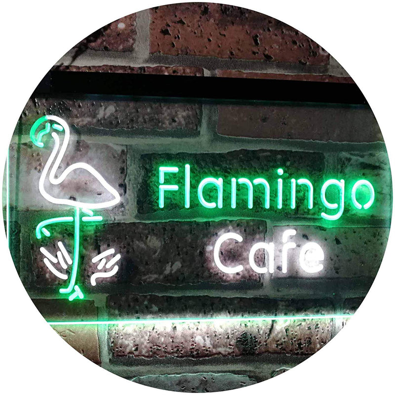 Flamingo Cafe LED Light Sign - LED Gift Works