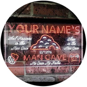 Personalized Man Cave LED Light Sign - LED Gift Works