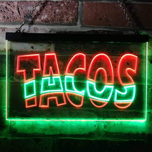 Mexican Restaurant Tacos LED Light Sign - Way Up Gifts