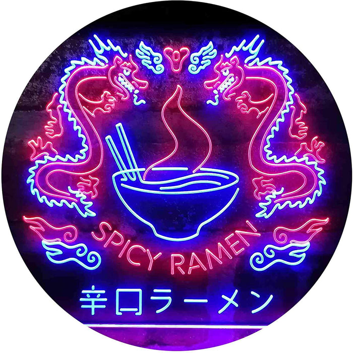 Dragon Spicy Ramen Japanese Food LED Light Sign - Way Up Gifts