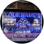 Personalized Man Cave LED Light Sign - LED Gift Works