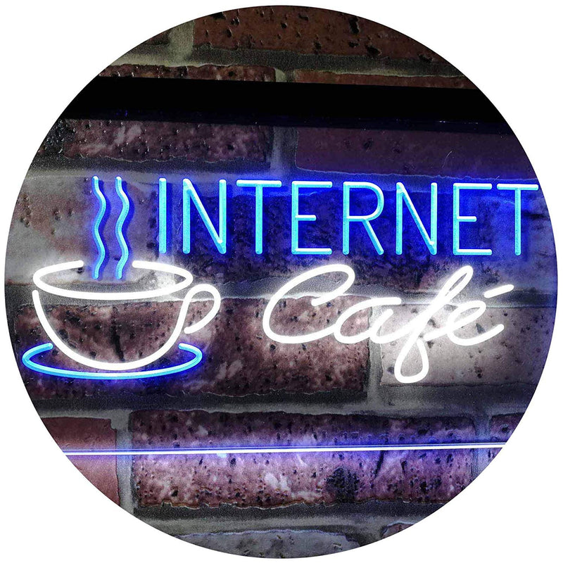 Coffee Wi-Fi Internet Cafe LED Light Sign - LED Gift Works