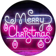 Merry Christmas Bulbs LED Light Sign - LED Gift Works