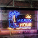 Beach Theme Happy Hour LED Light Sign - Way Up Gifts