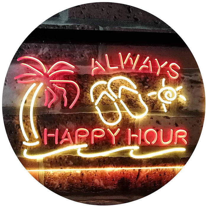 Always Happy Hour LED Light Sign - Way Up Gifts