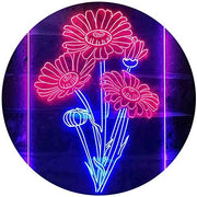 Daisy Flowers LED Light Sign - LED Gift Works