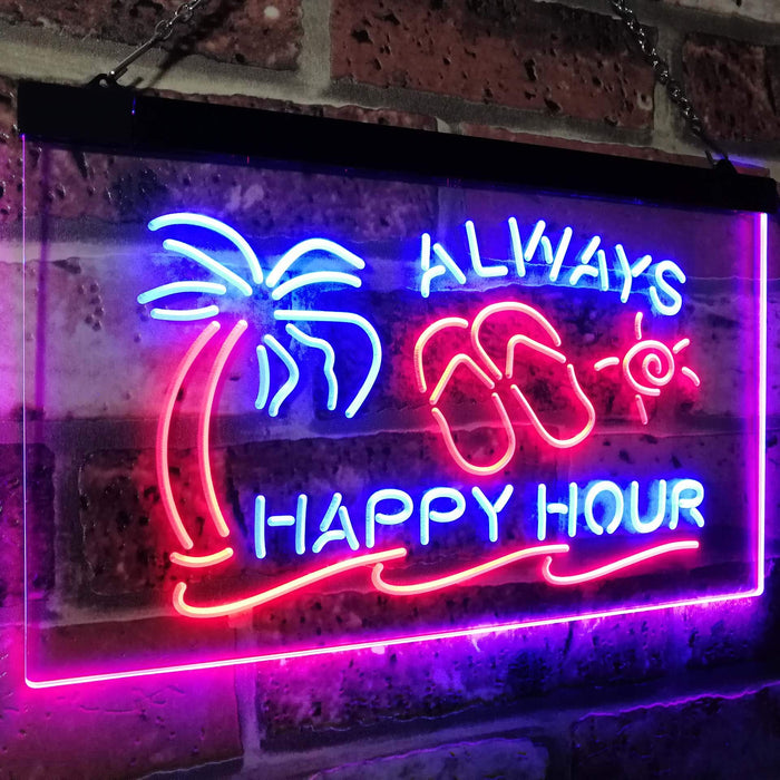 Always Happy Hour LED Light Sign - Way Up Gifts